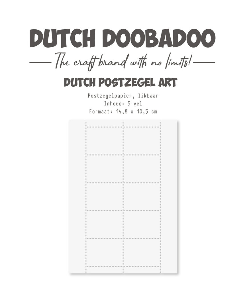 Dutch Doobadoo Dutch Postzegel Art A6 Lickable Paper (5 sheets) (472.950.013)