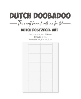 Dutch Doobadoo Dutch Postzegel Art A6 Lickable Paper (5 sheets) (472.950.013)