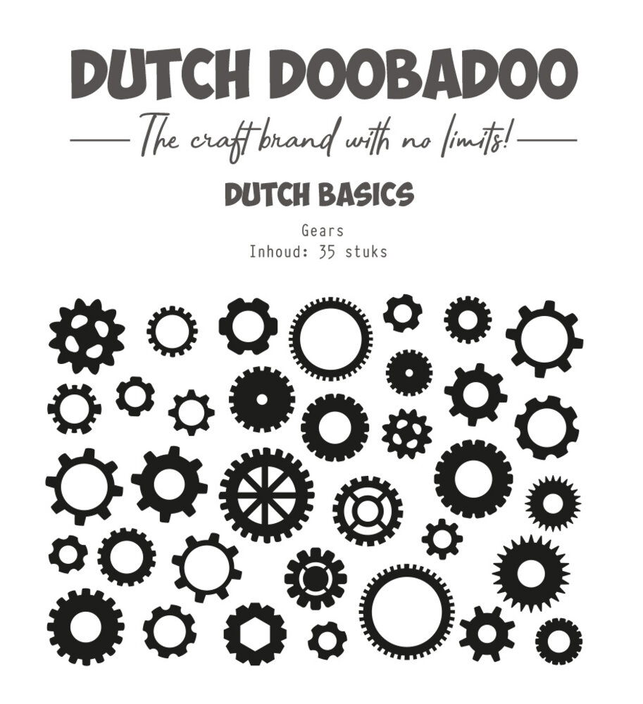 Dutch Doobadoo Dutch Basics A7 Gears (35pcs) (472.950.016)