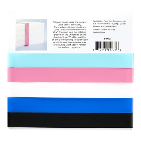 Spellbinders Craft Stax Silicone Bands Medium (T-072)