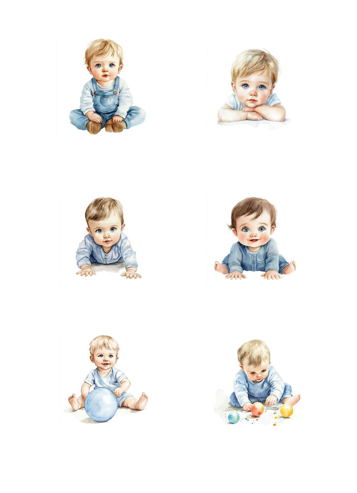 Reprint Baby A4 Cutouts (KPA4104) Reprint Baby A4 Cutouts (KPA4104)