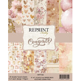 Reprint Congrats 6x6 Inch Paper Pack (RPP100)