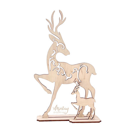 Mintay Woodies Decor Reindeers (MT-WD1-01) Mintay Woodies Decor Reindeers (MT-WD1-01)
