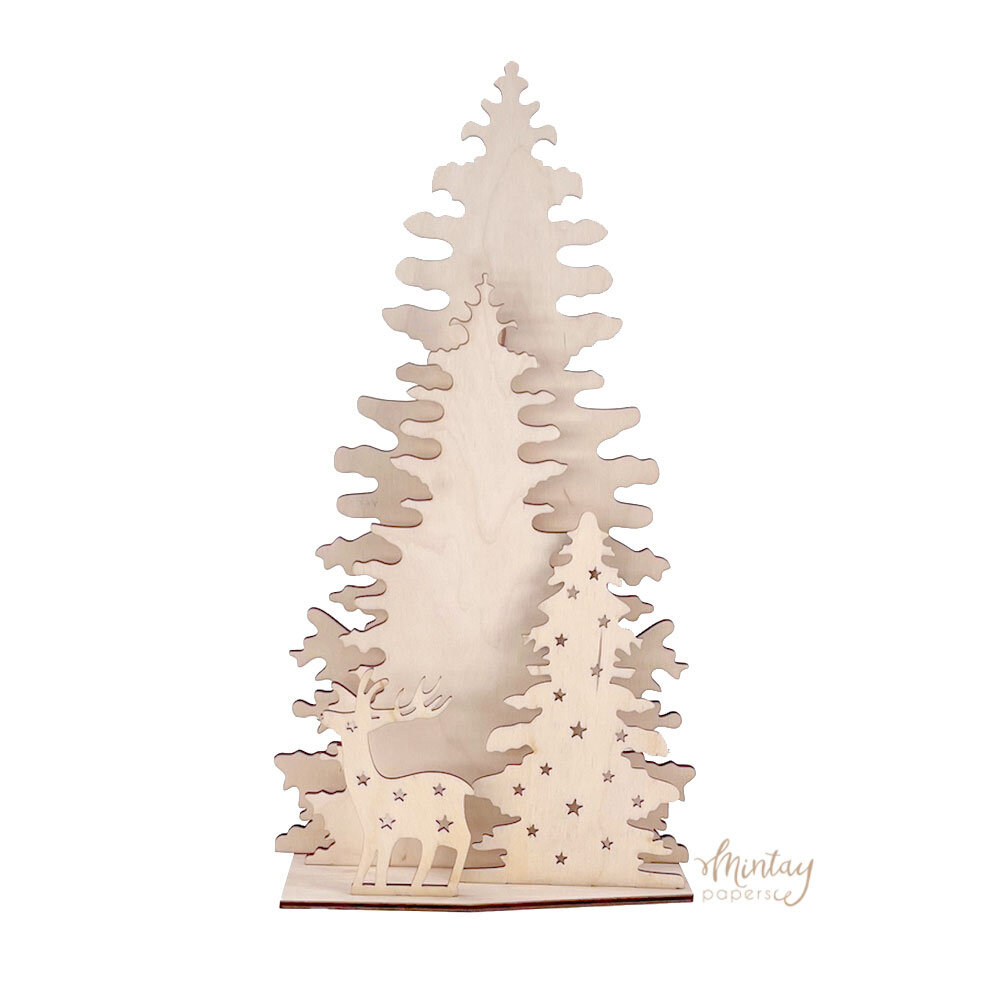 Mintay Woodies Decor Christmas Trees (MT-WD2-01)