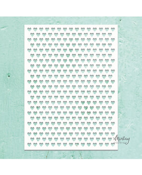 Mintay Kreativa Stencil 6x8 Inch Heart to Heart (MTK-STEN-43) Mintay Kreativa Stencil 6x8 Inch Heart to Heart (MTK-STEN-43)