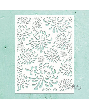 Mintay Kreativa Stencil 6x8 Inch Chrysanthemum (MTK-STEN-47) Mintay Kreativa Stencil 6x8 Inch Chrysanthemum (MTK-STEN-47)