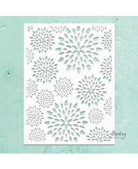 Mintay Kreativa Stencil 6x8 Inch Aster Flowers (MTK-STEN-45) Mintay Kreativa Stencil 6x8 Inch Aster Flowers (MTK-STEN-45)