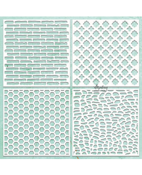 Mintay Chippies Decor 12x12 Inch Pattern 1 (MT-CHIP2-D96)