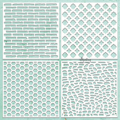 Mintay Chippies Decor 12x12 Inch Pattern 1 (MT-CHIP2-D96)