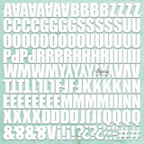 Mintay Chippies Decor 12x12 Inch Monograms 2 (MT-CHIP2-D94)