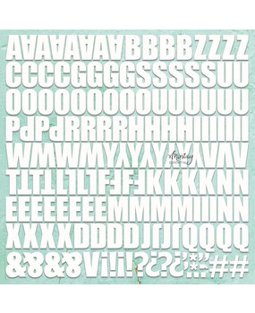 Mintay Chippies Decor 12x12 Inch Monograms 2 (MT-CHIP2-D94)