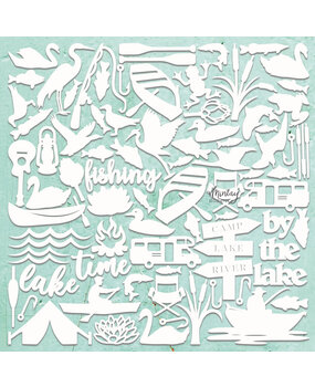 Mintay Chippies Decor 12x12 Inch Lake (MT-CHIP2-D92)