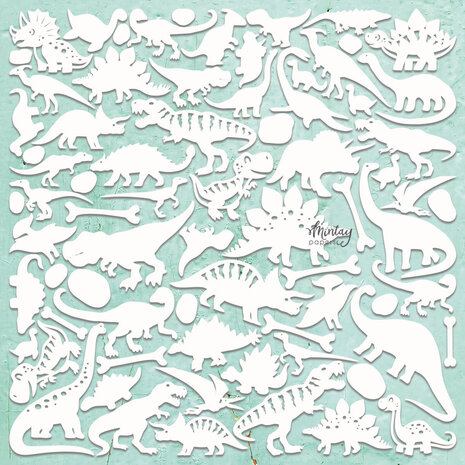 Mintay Chippies Decor 12x12 Inch Dino (MT-CHIP2-D90)