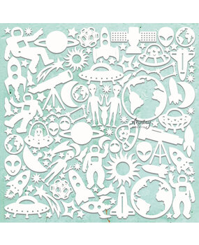 Mintay Chippies Decor 12x12 Inch Cosmos (MT-CHIP2-D89)