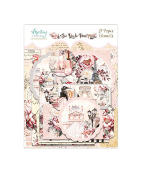Mintay See You In Paris 6x8 Inch Paper Elements (27pcs) (MT-SYP-LSCE)