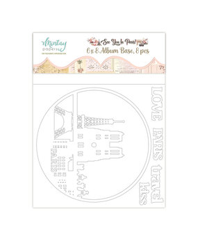 Mintay See You In Paris 6x8 Inch Album Base (8pcs) (MT-SYP-10)