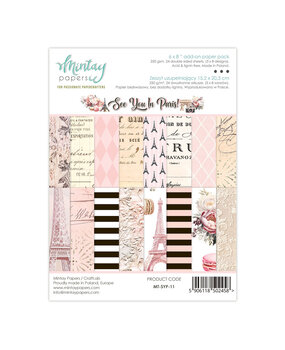 Mintay See You In Paris 6x8 Inch Add-On Paper Pack (MT-SYP-11)
