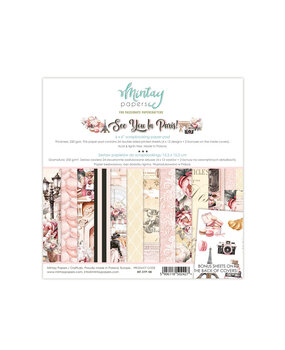 Mintay See You In Paris 6x6 Inch Scrapbooking Paper Pad (MT-SYP-08)