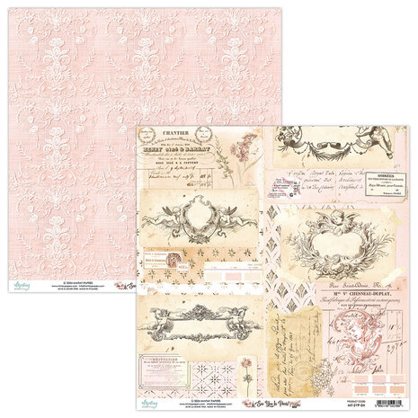 Mintay See You In Paris 12x12 Inch Scrapbooking Paper Set (MT-SYP-07) Mintay See You In Paris 12x12 Inch Scrapbooking Paper Set (MT-SYP-07)