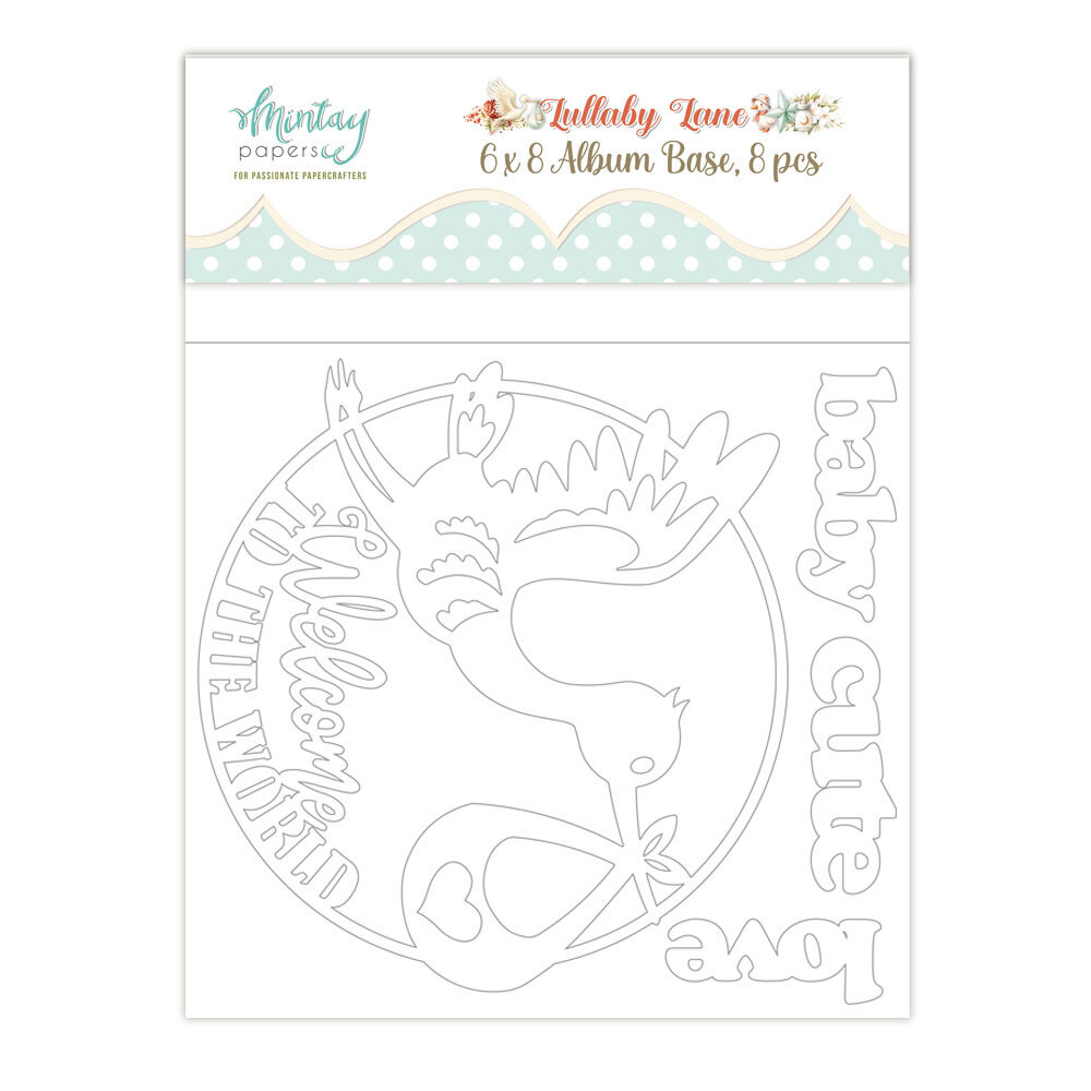 Mintay Lullaby Lane 6x8 Inch Album Base (8pcs) (MT-LUL-10)