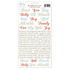 Lullaby Lane 6x12 Inch Paper Stickers Words (MT-LUL-13)