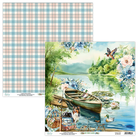Mintay By The Lake 12x12 Inch Scrapbooking Paper Set (MT-BTL-07) Mintay By The Lake 12x12 Inch Scrapbooking Paper Set (MT-BTL-07)