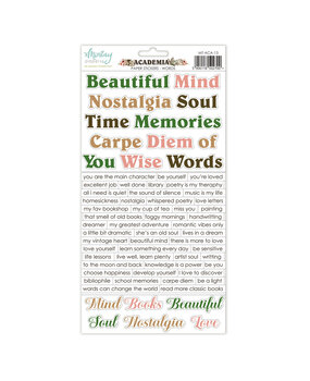 Mintay Academia 6x12 Inch Paper Stickers Words (MT-ACA-13)