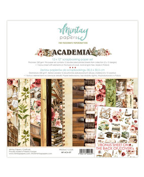 Mintay Academia 12x12 Inch Scrapbooking Paper Set (MT-ACA-07)