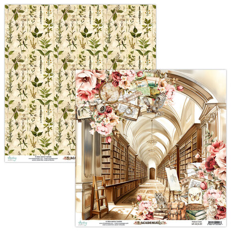 Mintay Academia 12x12 Inch Scrapbooking Paper Set (MT-ACA-07) Mintay Academia 12x12 Inch Scrapbooking Paper Set (MT-ACA-07)