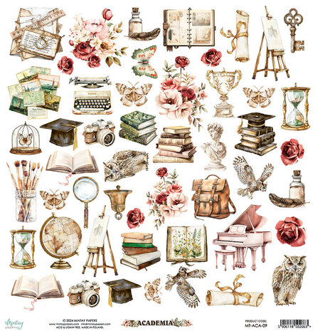 Mintay Academia 12x12 Inch Paper Elements (MT-ACA-09)