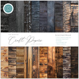 Craft Consortium Essential Craft Papers 12x12 Inch Paper Pad Scorched Wood (CCEPAD034)