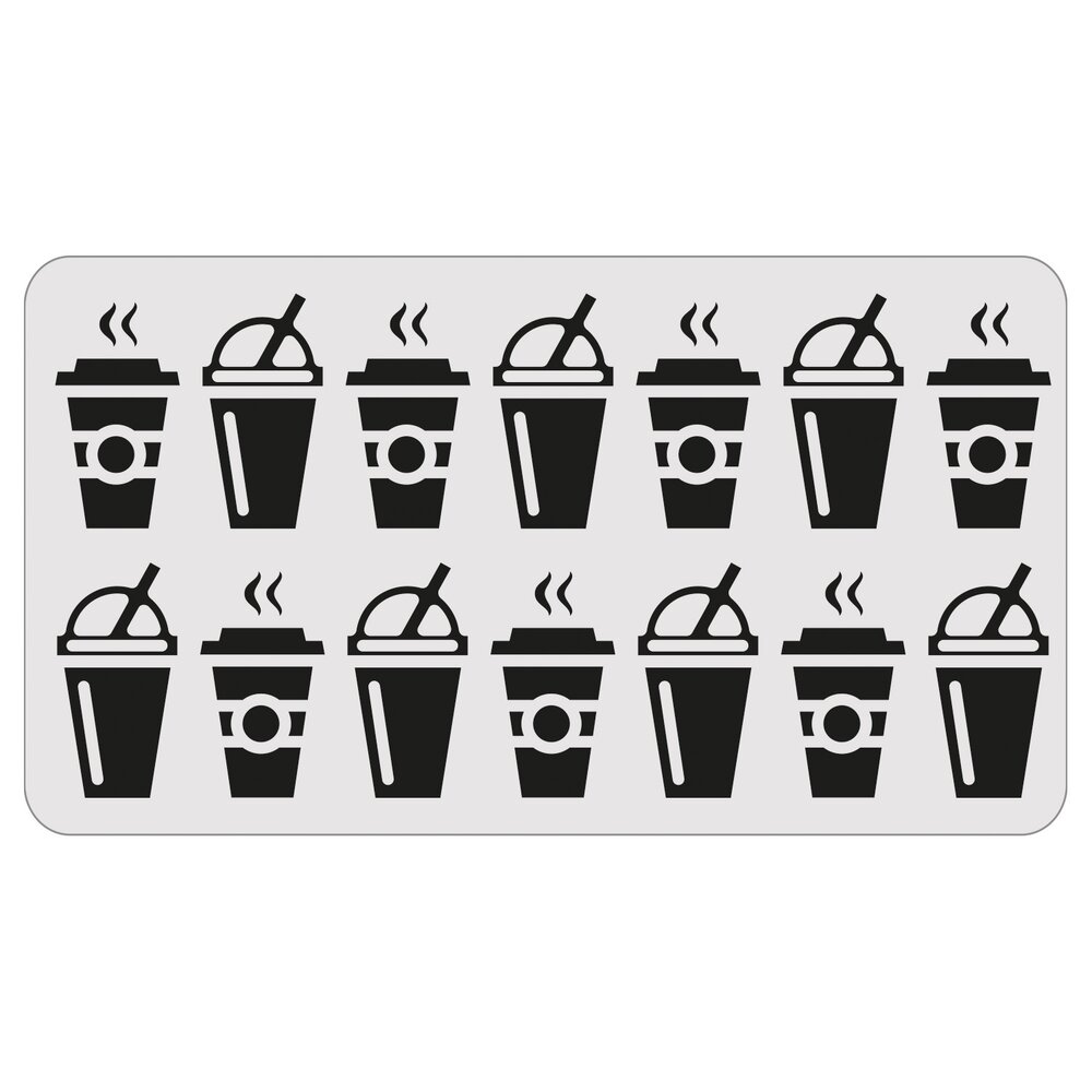 Sizzix 2D Texture Fades w/ Thinlits Die by Tim Holtz Vault Side Order Fresh Brewed (1+11pcs) (666862) Sizzix 2D Texture Fades w/ Thinlits Die by Tim Holtz Vault Side Order Fresh Brewed (1+11pcs) (666862)