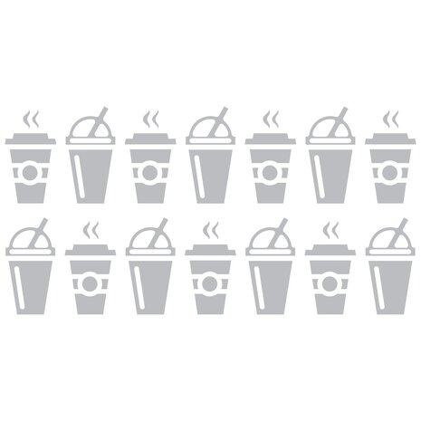 Sizzix 2D Texture Fades w/ Thinlits Die by Tim Holtz Vault Side Order Fresh Brewed (1+11pcs) (666862) Sizzix 2D Texture Fades w/ Thinlits Die by Tim Holtz Vault Side Order Fresh Brewed (1+11pcs) (666862)