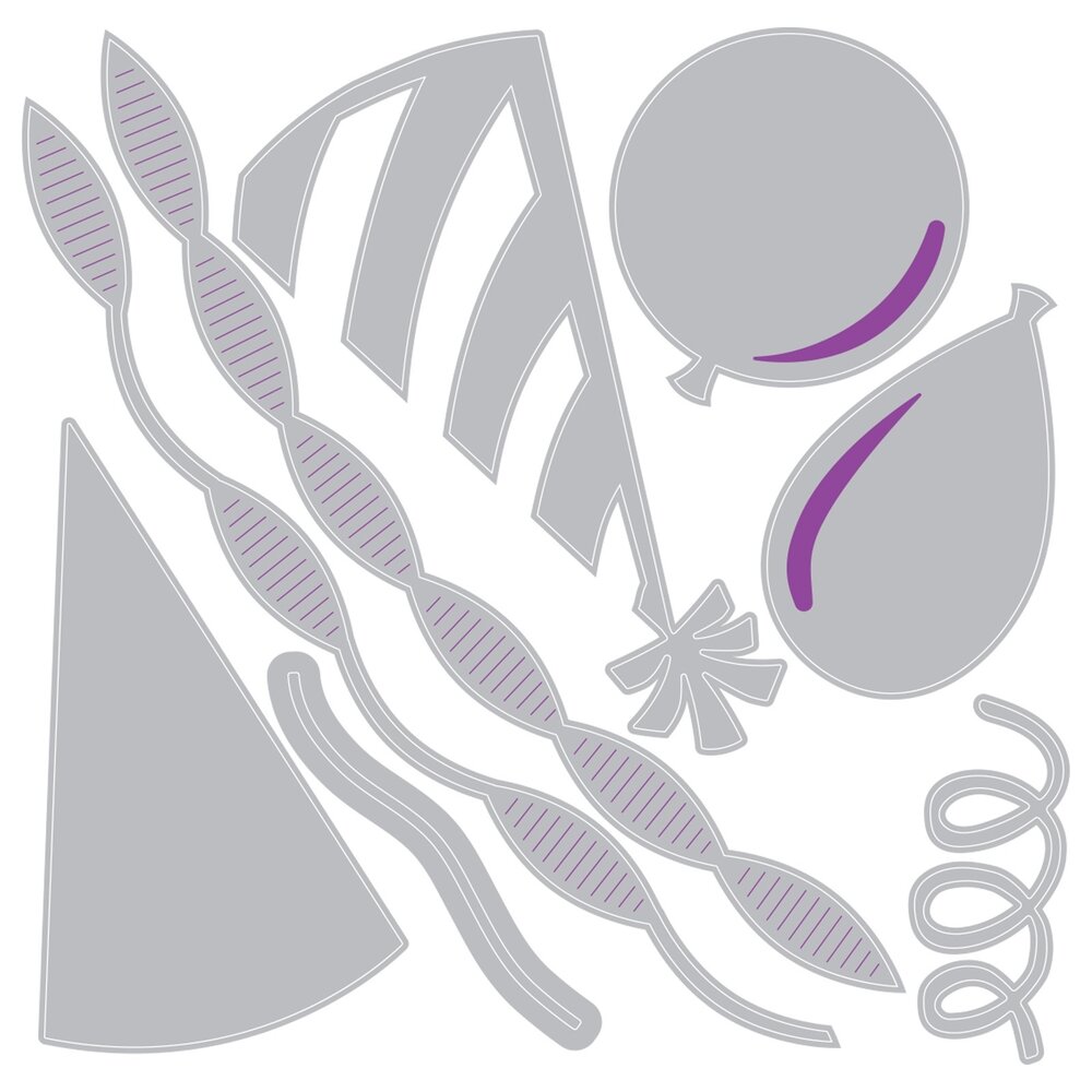 Sizzix 2D Texture Fades w/ Thinlits Die by Tim Holtz Vault Side Order Celebrate (1+8pcs) (666861) Sizzix 2D Texture Fades w/ Thinlits Die by Tim Holtz Vault Side Order Celebrate (1+8pcs) (666861)