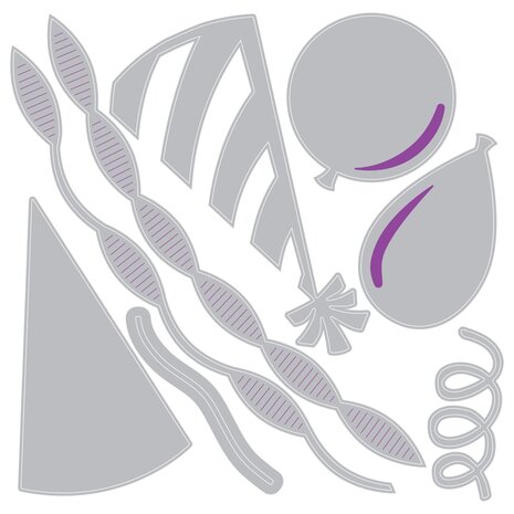 Sizzix 2D Texture Fades w/ Thinlits Die by Tim Holtz Vault Side Order Celebrate (1+8pcs) (666861) Sizzix 2D Texture Fades w/ Thinlits Die by Tim Holtz Vault Side Order Celebrate (1+8pcs) (666861)