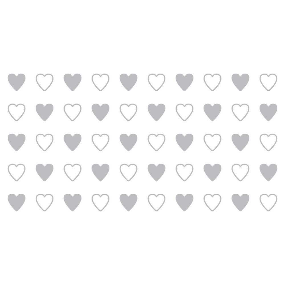 Sizzix 2D Texture Fades w/ Thinlits Die by Tim Holtz Vault Side Order Love Notes (1+8pcs) (666860)