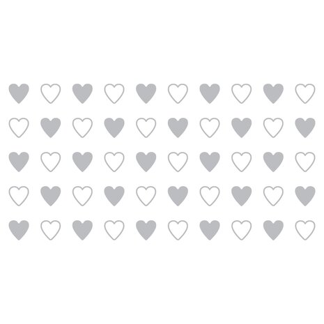 Sizzix 2D Texture Fades w/ Thinlits Die by Tim Holtz Vault Side Order Love Notes (1+8pcs) (666860)