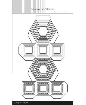 Simple and Basic Hexagon Box Dies (SBD499)