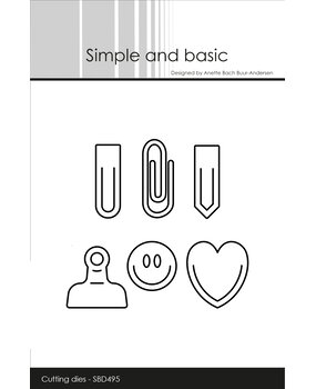 Simple and Basic Paper Clips Dies (SBD495)