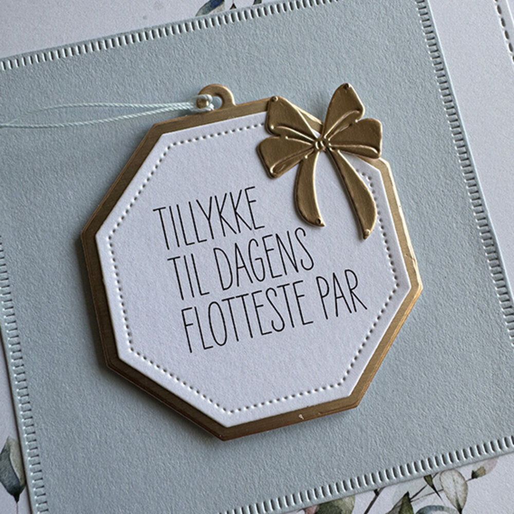 Simple and Basic Combi Striped Frames - Square Dies (SBD491)