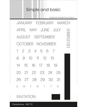 Simple and Basic Add-On for #SBD494 - English Clear Stamp (SBC191)