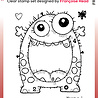 Woodware Huge Monster Clear Stamps (FRS1067) (OUTLET) Woodware Huge Monster Clear Stamps (FRS1067) (OUTLET)