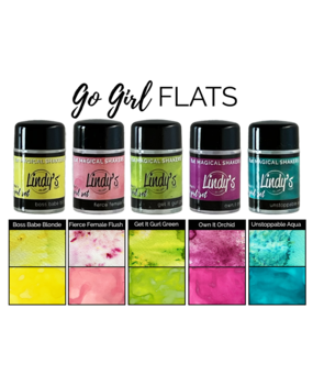 Lindy's Stamp Gang Go Girl! Flats Magical Shaker 2.0 SET (mshaker-SET-08)