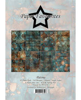 Paper Favourites Patina A5 Paper Pack (PFA158) (DISCONTINUED) Paper Favourites Patina A5 Paper Pack (PFA158) (DISCONTINUED)