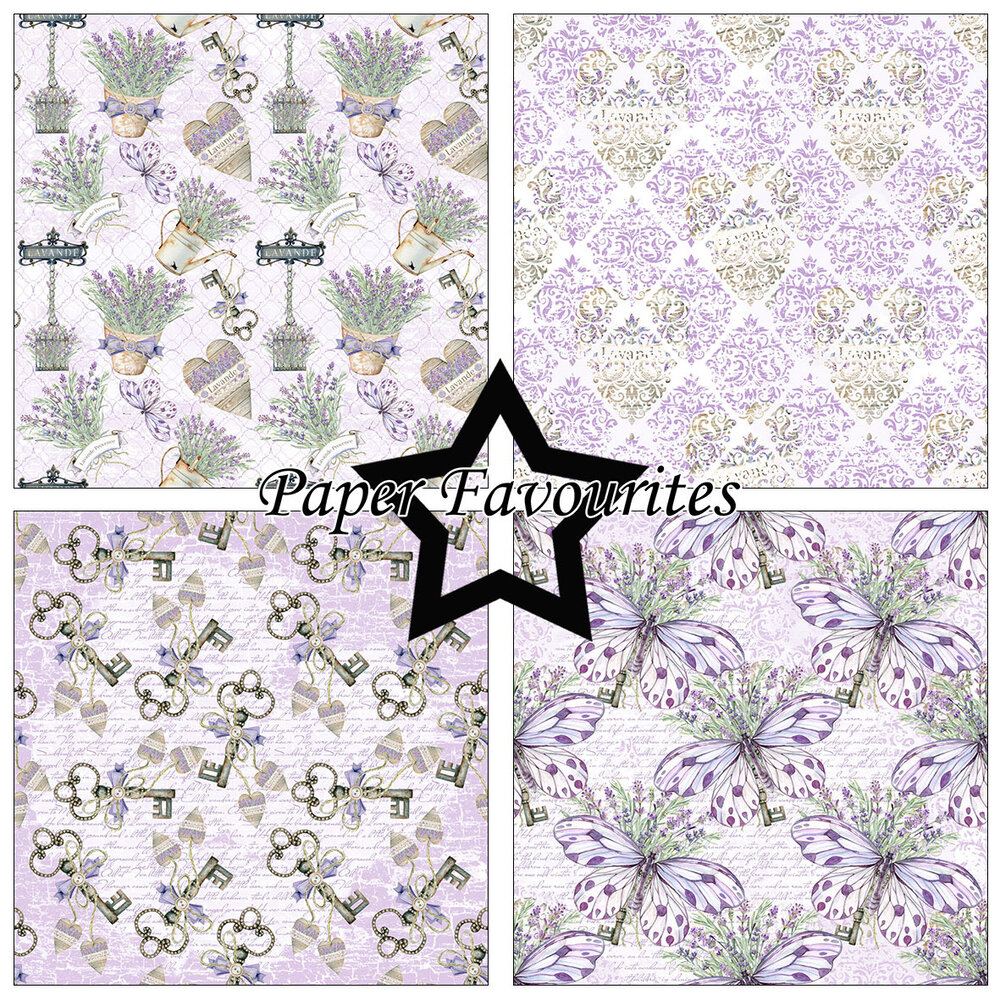 Paper Favourites Lavender 12x12 Inch Paper Pack (PF719) Paper Favourites Lavender 12x12 Inch Paper Pack (PF719)