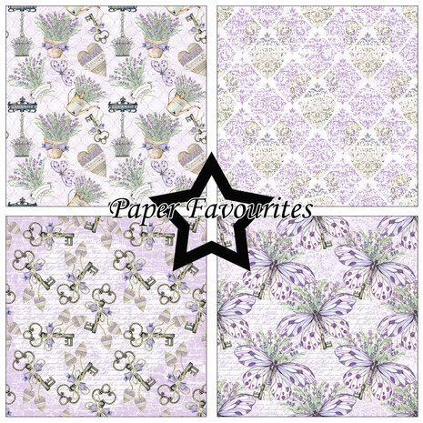Paper Favourites Lavender 12x12 Inch Paper Pack (PF719) Paper Favourites Lavender 12x12 Inch Paper Pack (PF719)