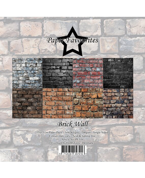Paper Favourites Brick Wall 6x6 Inch Paper Pack (PF516)