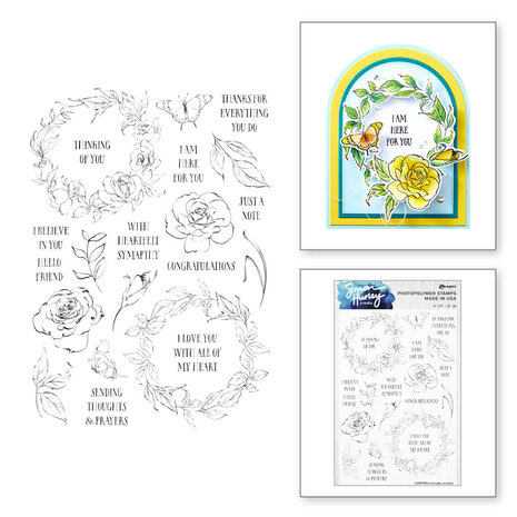 Spellbinders Everyday Wreaths Stamp And Die Bundle (BD-0916) (DISCONTINUED) Spellbinders Everyday Wreaths Stamp And Die Bundle (BD-0916) (DISCONTINUED)
