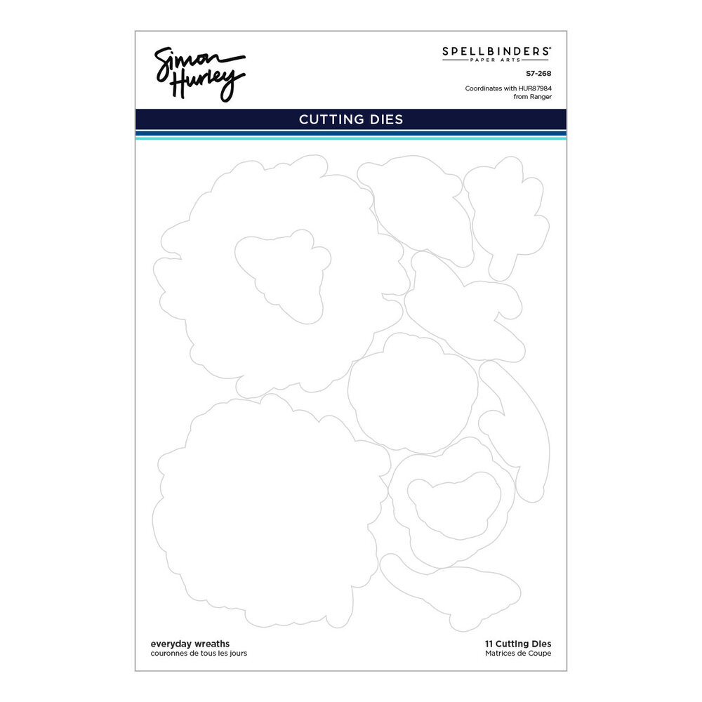 Spellbinders Everyday Wreaths Stamp And Die Bundle (BD-0916) (DISCONTINUED) Spellbinders Everyday Wreaths Stamp And Die Bundle (BD-0916) (DISCONTINUED)