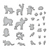 Woodland Wildlife Etched Dies (S6-248) (DISCONTINUED) Woodland Wildlife Etched Dies (S6-248) (DISCONTINUED)